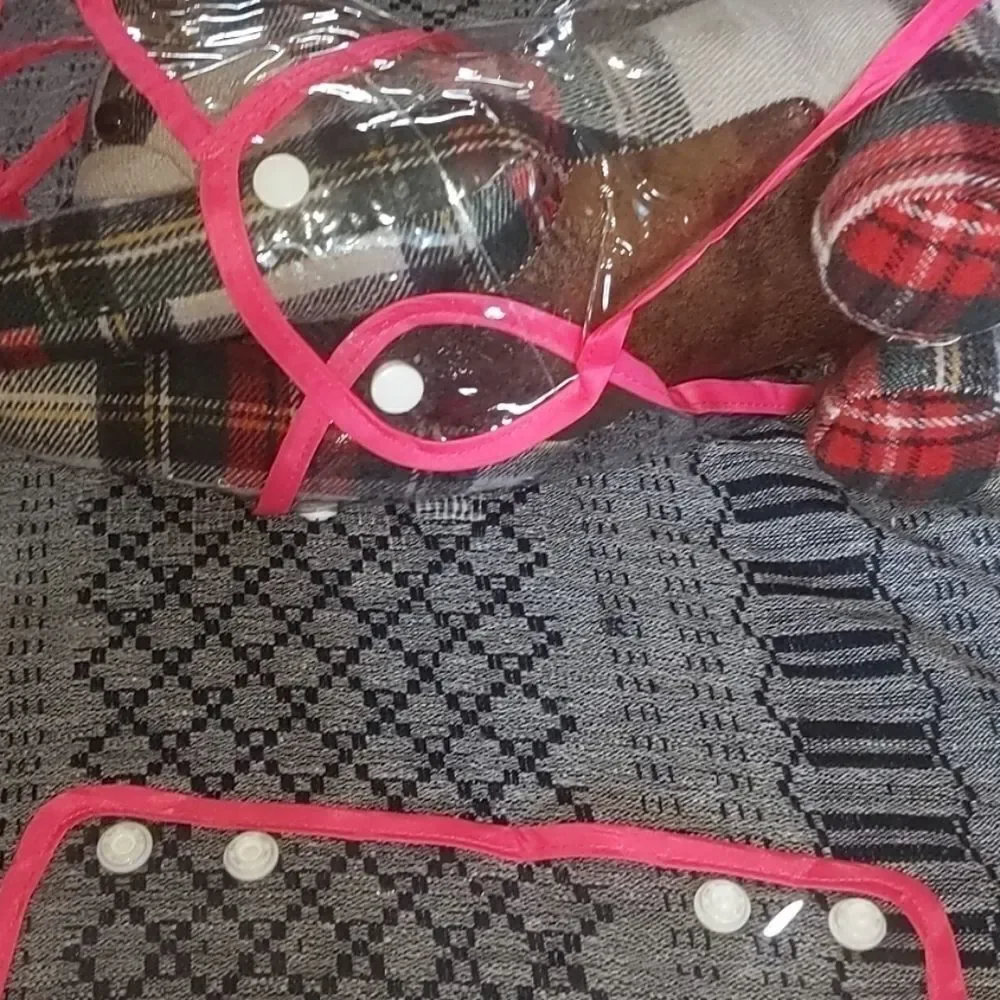 Pet Clear Pink raincoat‎ Nip 🌈5 for $25